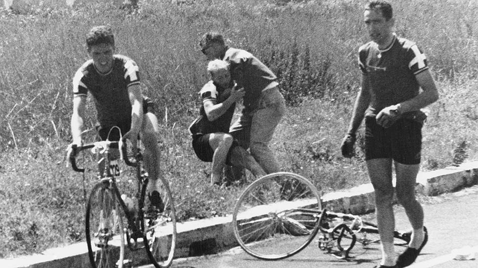 Амфетамин и римская жара сломили датчанина Кнуда Йенсена — при падении с велосипеда он проломил себе череп 

